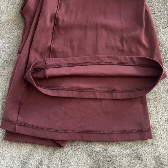 OFFLINE By Aerie Real Me High Waisted Crossover Flare Legging in Royal Berry XS - Picture 9 of 10